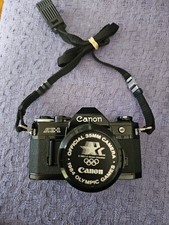 Black Canon AE-1 35mm Film Camera with 50mm Tested New Battery.