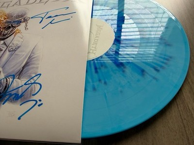 Megadeth SIGNED BLUE Self Titled Vinyl LP xx/299 JSA