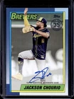 2025 Topps Update Jackson Chourio 1990 Auto #90AU-JC Brewers