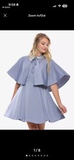 Her Universe Fleur Delacour Harry Potter A-line Dress With Cape NWT .