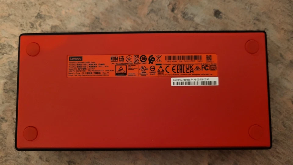 Dockingstation - Lenovo ThinkPad Universal Thunderbolt 4 Dock 40B0 ink. Netzteil - Bild 3 von 3