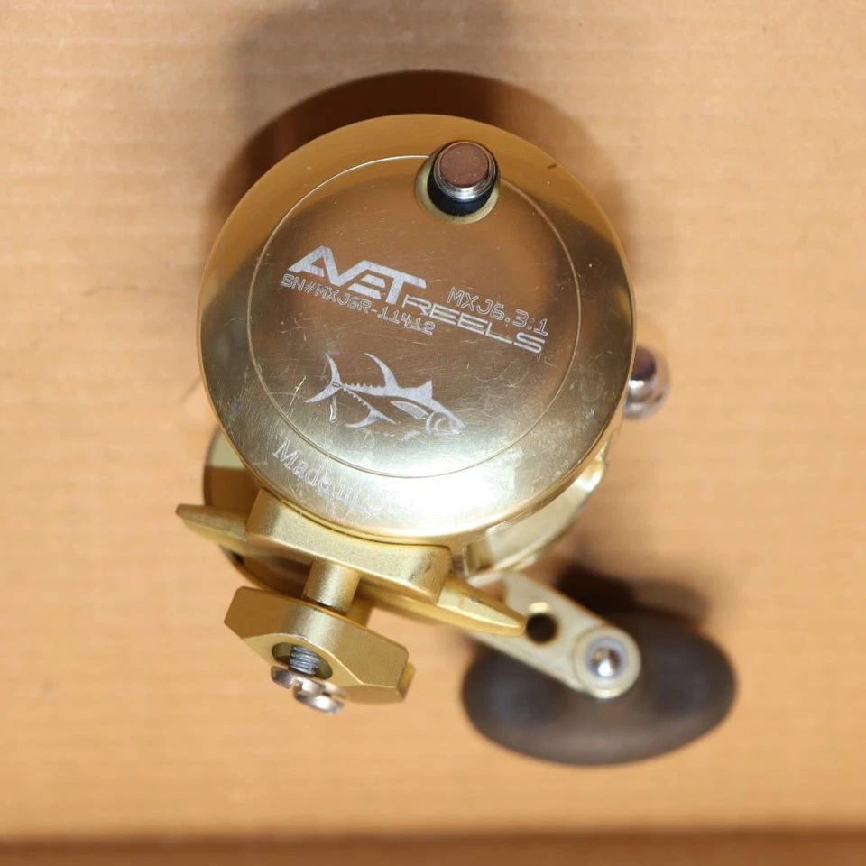 Vintage Avet - MXJ6.3.1 MXJ6R MXJ 6.3:1 Reel Fishing Reel Made in USA TWT#64 - Image 3 of 4