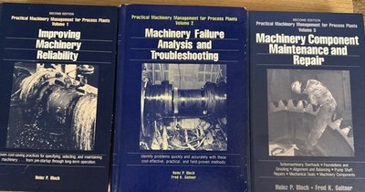 Practical Machinery Management Process Plants Volume 1-3 Industrial Maintenance