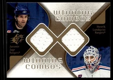2007-08 SPx Winning Combos Jaromir Jagr/Henrik Lundqvist New York Rangers #WC-JL