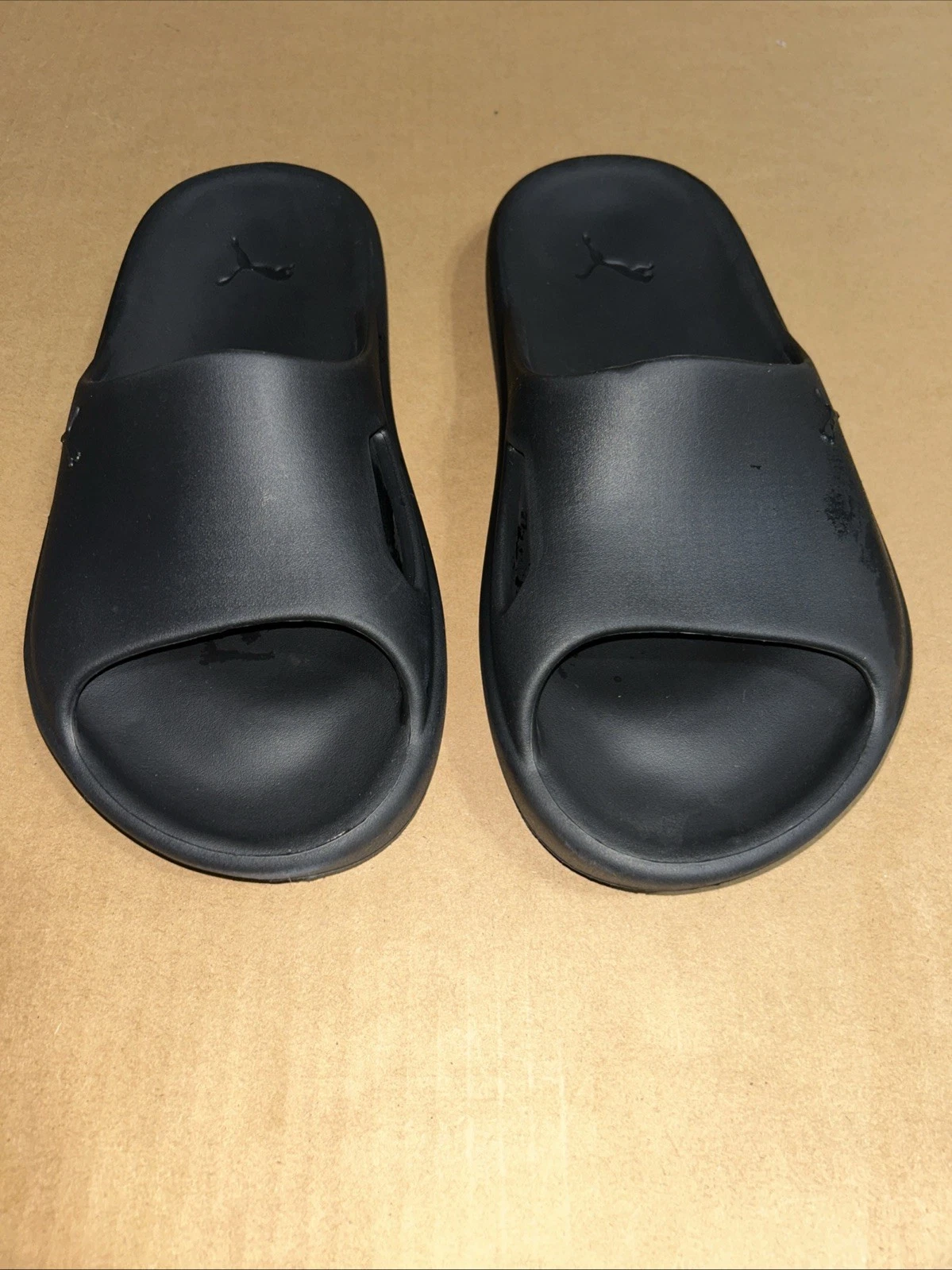 PUMA SHIBHI GATTO UNISEX SLIDE US TAGLIA 9 STYLE # 385296 02 nero impermeabile comodo