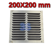 Griglia in alluminio da appoggio 20x20 cm aerazione ventilazione