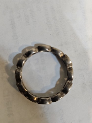 Bandring Sterlingsilber und Quarz Größe 11 - Bild 6 von 6