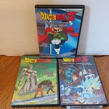Dragon Ball Z Lot of 3 DVDs: Great Saiyaman, The Return Of The Cooler, Bojack 