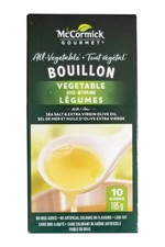 Cubos de caldo McCormick Gourmet para verduras, 10 cubos, 105 g/3,7 oz., caja