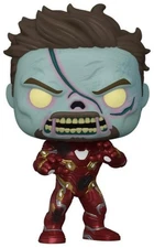 *NEW* Marvel What If: Zombie Iron Man POP Vinyl Bobble-Head + Box Protector