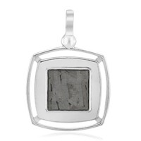 Cavill Meteorit AnhäNger 1,86Ct 925 Silber Quadrat Modern Schmuck