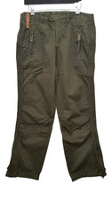 SABOTAGE Herren Hose Olive/Grün Baumwolle Größe 36