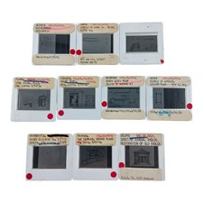 Lot of 10 Vintage Ancient Greek Architecture 35mm Slides Hera Samos Delphi Plans