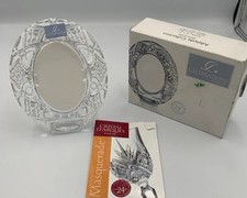Mikasa Celebrations Oval Crystal Picture Frame 24 Lead Crystal w Box