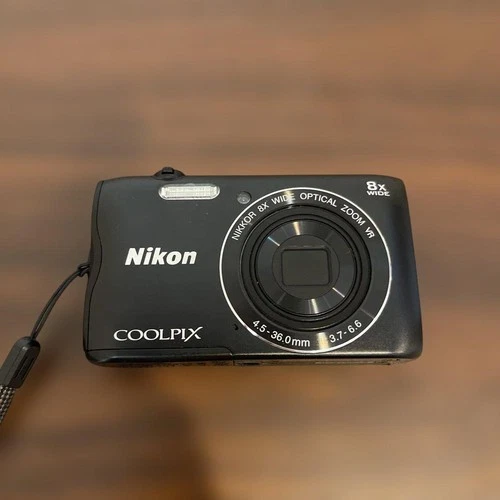 Nikon Coolpix A300 Digital Camera 20.1 MP 8x Optical Zoom  Built-in Wi-Fi Black - Picture 2 of 10
