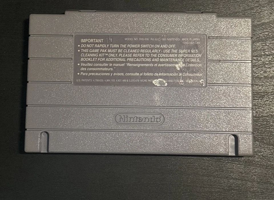 Teenage Mutant Ninja Turtles IV: Turtles in Time (Super Nintendo SNES, Untested! - Image 3 of 3