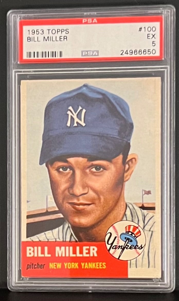 1953 Topps Bill Miller #100 PSA5