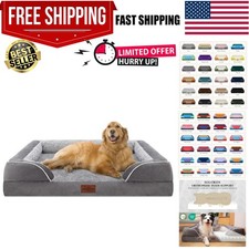 Orthopedic Dog Bed for Extra Large Dogs 42x30 Inch, Waterproof Egg Crate Foam...