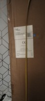 Curved Glass Shower Bath Screen with Rail 1500 x 760 6mm Easy Clean Glass Panel