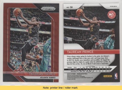 2018-19 Panini Prizm Ruby Wave Prizm Taurean Prince #38