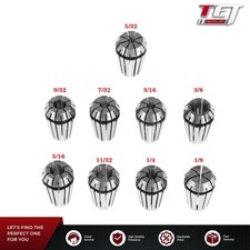 9Pcs ER16 Spring Collet Set For CNC Milling Lathe Tool Engraving Machine