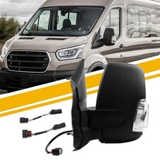 Dasbecan Left Driver Side Mirror Compatible with 2015-Onward Ford Transit 150