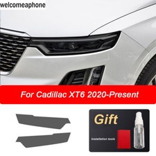 Pellicola Vinile Protezione Vernice Fumo Fari Pretagliati per Cadillac XT6
