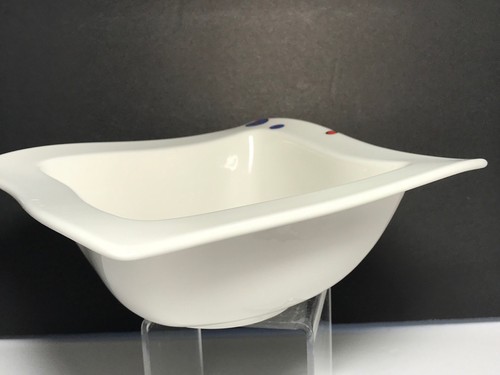 7” Villeroy & Boch Wave Square Deep Cereal Bowl Made in Germany Acapulco - Picture 3 of 6