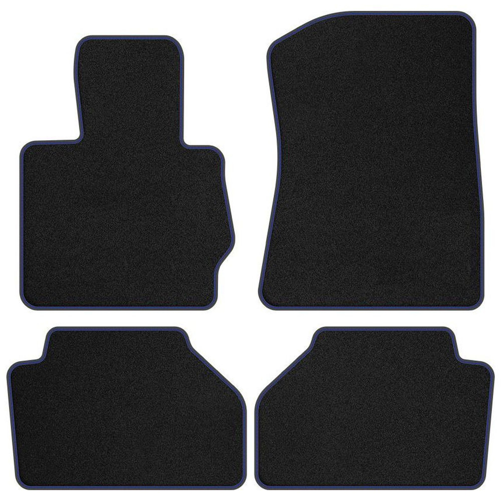 Tapis de sol BMW X3 F25 moquette velours bleu mat sur mesure pour auto 2011-2017