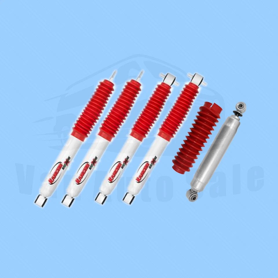 Amortiguadores de elevación y estabilizador 2007-2018 para Jeep Wrangler Rancho RS5000X 2,5-3" Foto 2 de 4