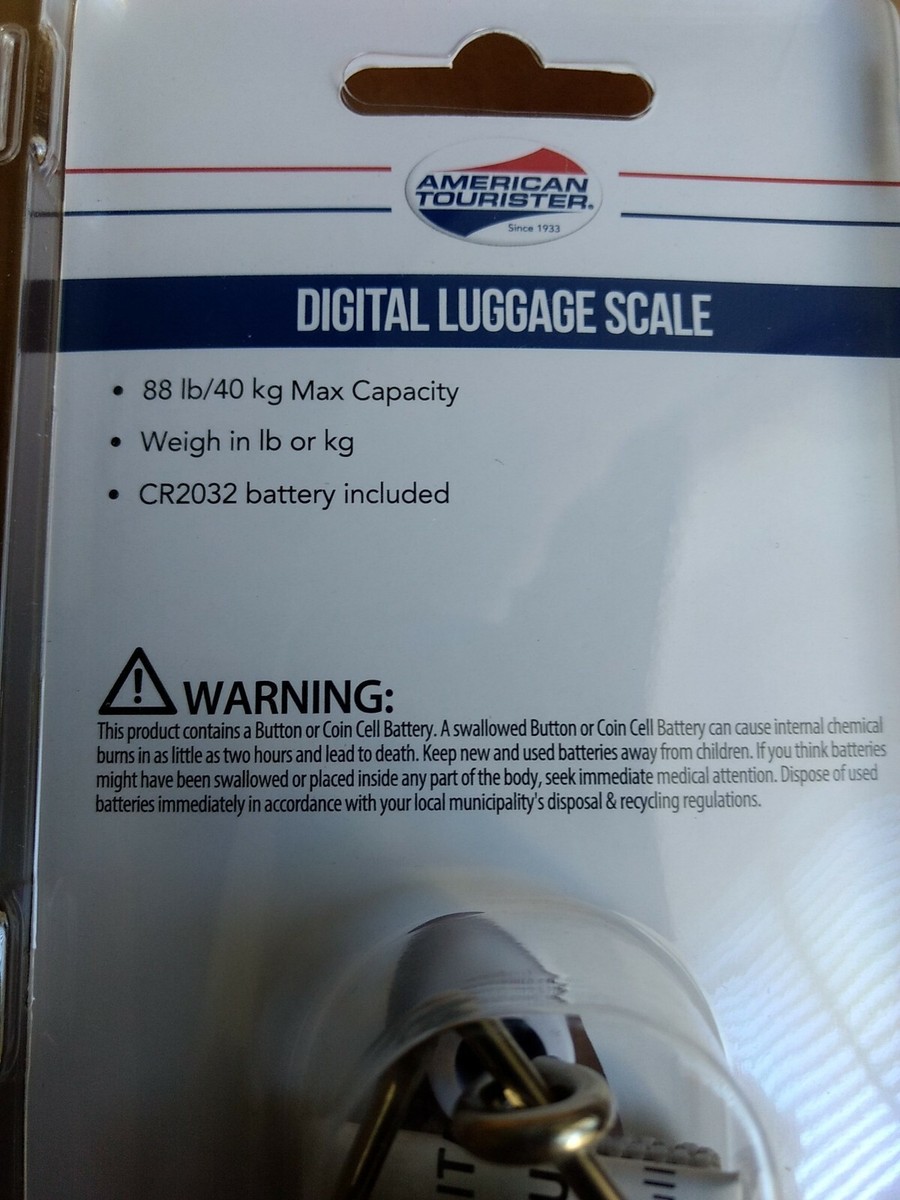 Balance à bagages numérique électronique blanche American