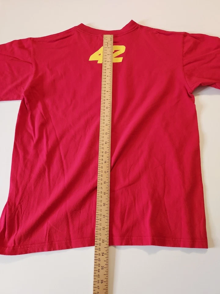 Camiseta NASCAR mediana roja grande de Juan Pablo Montoya Wrigley para hombre Foto 4 de 4