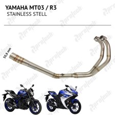 Auspuffanlage für Yamaha YZF R3 MT03 R25 MT25 Motorrad Krümmer Vorderlenker Rohr