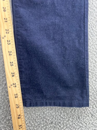 PETER MANNING New York Corduroy Pants Men's Size 34x28 Navy Blue Colored - Picture 7 of 14