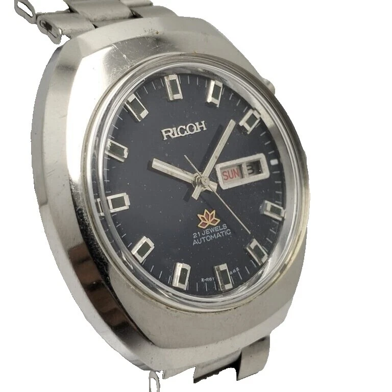 Ricoh Stainless Steel Case Analog Wristwatches