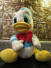 Vintage Donald Duck Hasbro Softies Disney Babies Plush Toy 1984