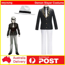 Demon Slayer Kibutsuji Muzan Cosplay Costume Halloween Party Full Set Outfits