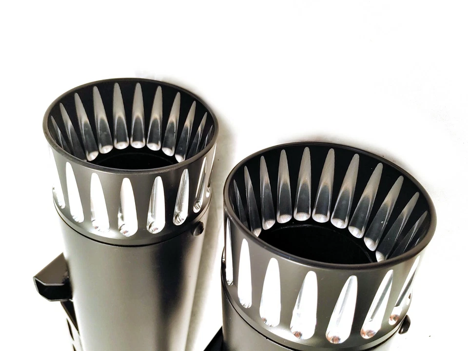 MUTAZU Flame Cap 4" Thunder Slip On Mufflers Exhaust Victory Cross Country Road - Imagem 2 de 4