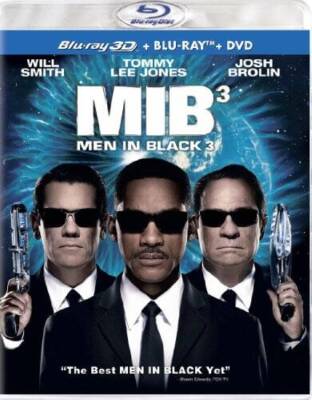 Men in Black 3 (Three Disc Combo: Blu-ray 3D / Blu-ray / DVD + UltraViole - GOOD