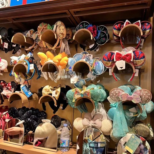 Disney Parks Loungefly Mickey Mouse Cinderella Ears Sequins Headband Disneyland - Picture 2 of 155