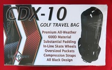 NEW Caddy Daddy CDX-10 All Weather Golf Travel Bag With Wheels Padding  Pockets