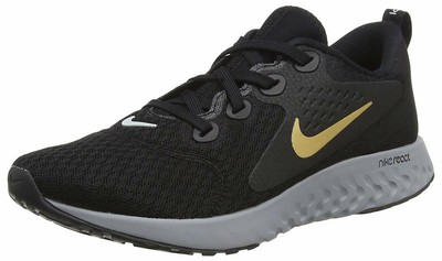 nike legend react women's black gold