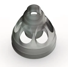 Medium Open Smokey Domes for Phonak & Unitron Hearing Aids - 10 Pack!