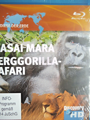 Masai Mara   -    Berggorilla Safari        (Blu-ray)  Brandneu    eingeschweißt