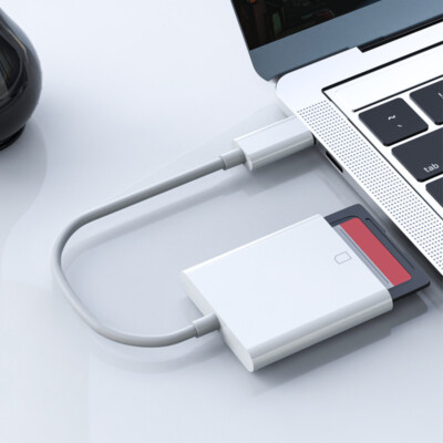USB-C Kartenleser Speicherkartenleser Handy SD Card Reader USB OTG Typ C iPhone