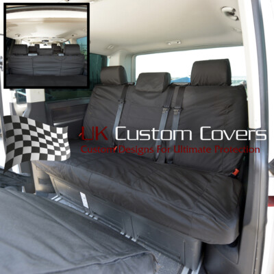 Vw Transporter T5/T5.1 Caravelle (2003-2015) 3Rd Row Rear Bench Seat Covers 343