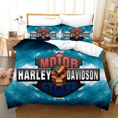 Motor Harley Davidson Cycles Bedding Set Duvet Cover and ...