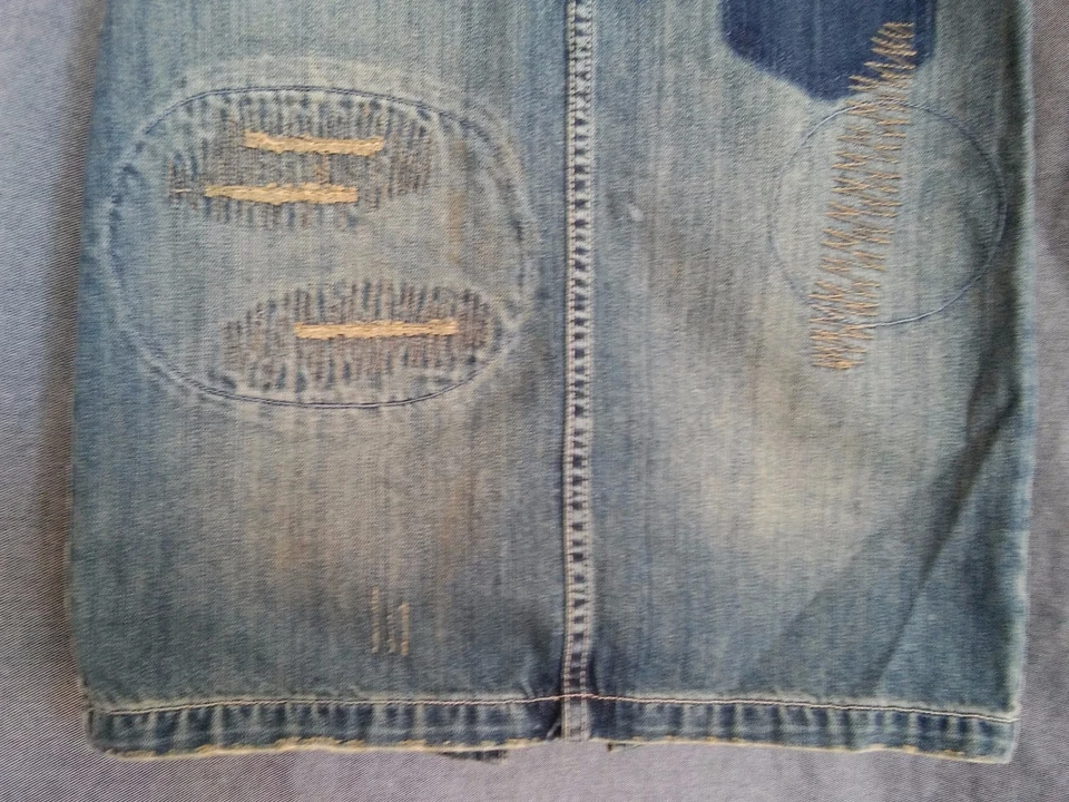 Юбка-карандаш BCBGirls размер 25 искусственно состаренная - Изображение 3 из 4