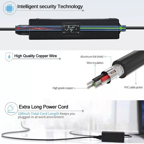 19V 3.42A 65W Notebook Laptop Netzteil Ladegerät Ladekabel für MEDION ASUS Acer - Bild 6 von 12
