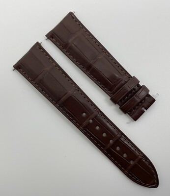Authentic New Jaeger LeCoultre 22mm x 18mm Brown Alligator Watch Strap Band OEM